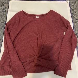 Maroon sweater